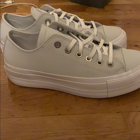 converse photon dust silver sneaker